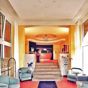 modern ausgestattete Hotel Lobby Retro-Art Hotel Lünen