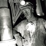 Bergmann bei der Arbeit auf Viktoria Lünen